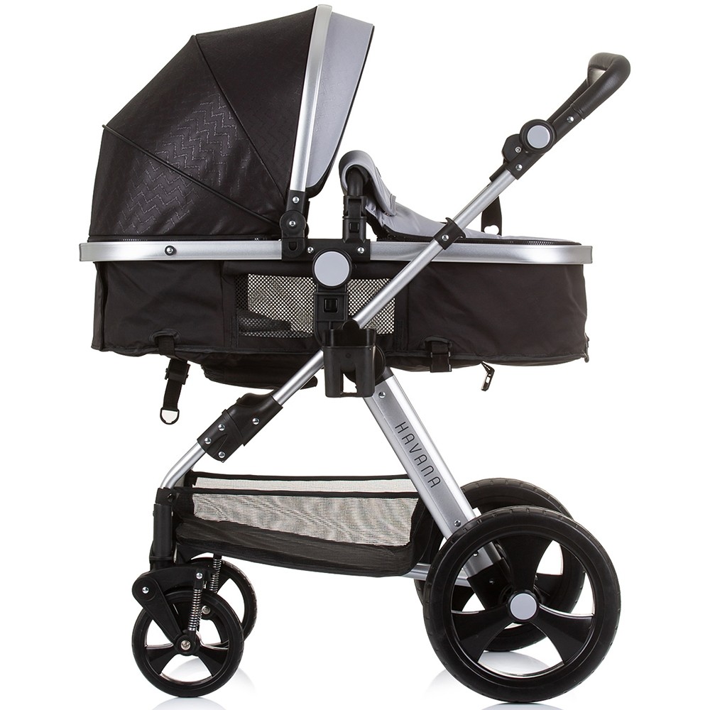 Carucior Chipolino Havana 2 in 1 Obsidian Silver - imagine 2