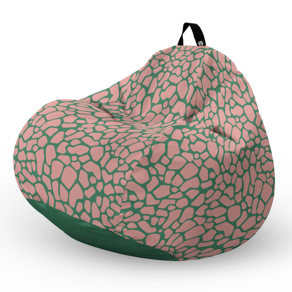 Fotoliu Puf Bean Bag Updeco Giraffe Dusty Pink - imagine 5