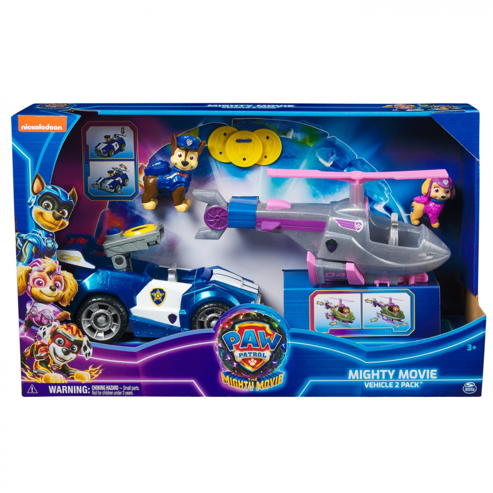 Set Vehicule Patrula Catelusilor Mighty Movie