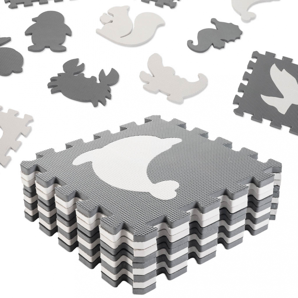 Covoras Puzzle Ikonka 9 piese - Spațiu de joacă sigur - imagine 9