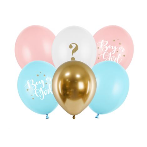 Baloane Boy/Girl Party Deco - 30cm (6 buc)