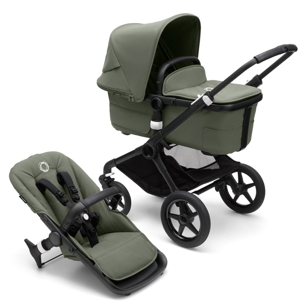 Carucior 2 in 1 Bugaboo Fox 3 Black Forest Green - imagine 6