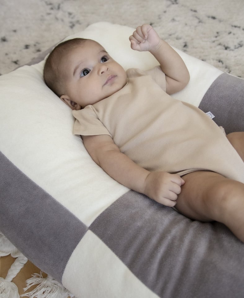 Salteluta BabyJem Comfy Grey, Ergonomica si Portabila - imagine 2