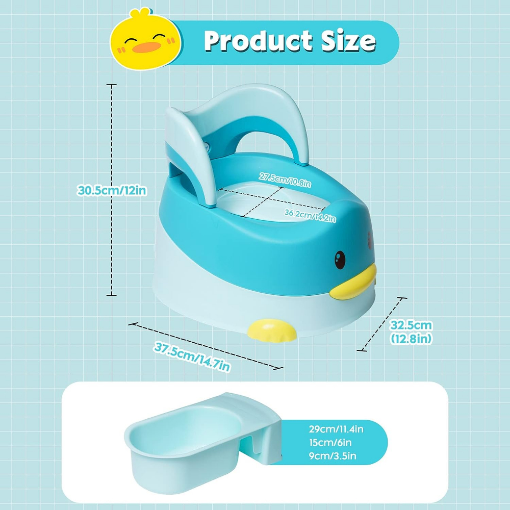 Olita Little Mom Duck Blue Ergonomică cu Scaun 1 An+ - imagine 6
