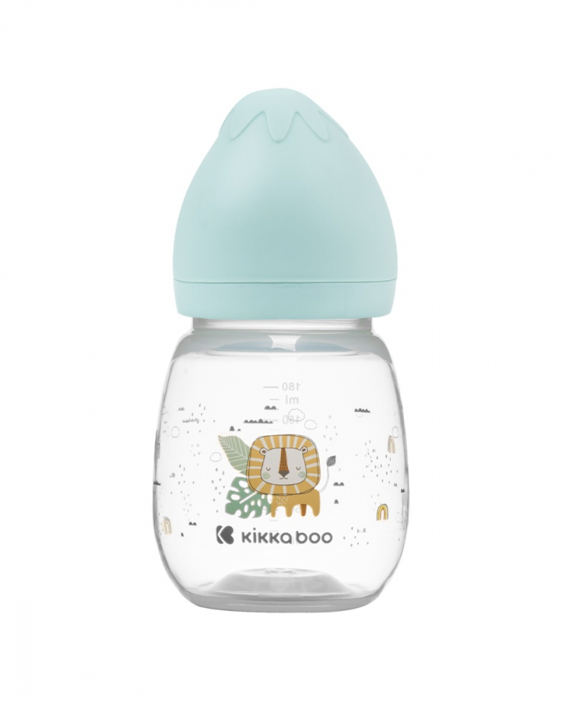 Biberon Kikkaboo Savanna Mint 180ml Anti-Colici - imagine 6