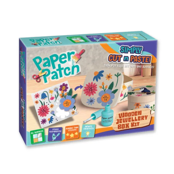 Set DIY Decoupage Cutii Lemn Strigo, 7+ Ani