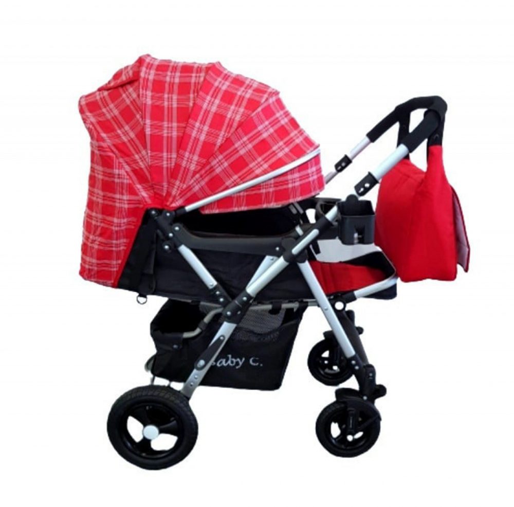 Carucior 2 in 1 Baby Care Pro 511 - Cadru Aluminiu - imagine 3