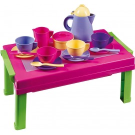Set cafea Androni cu masuta, jucarie bucatarie