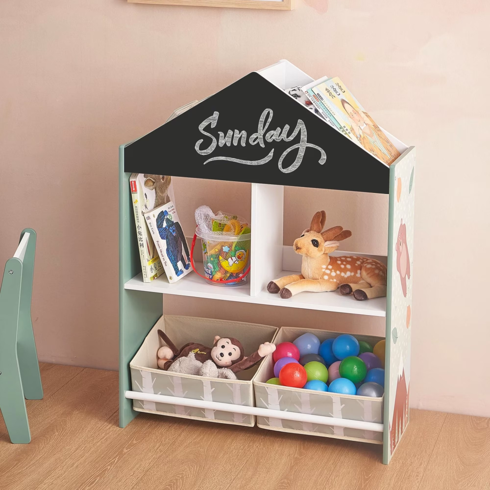 Organizator lemn Ginger Home cu tabla Forest - imagine 7