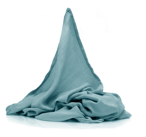 Muselina Fillikid Swaddle Petrol Bambus 120x120cm - imagine 4