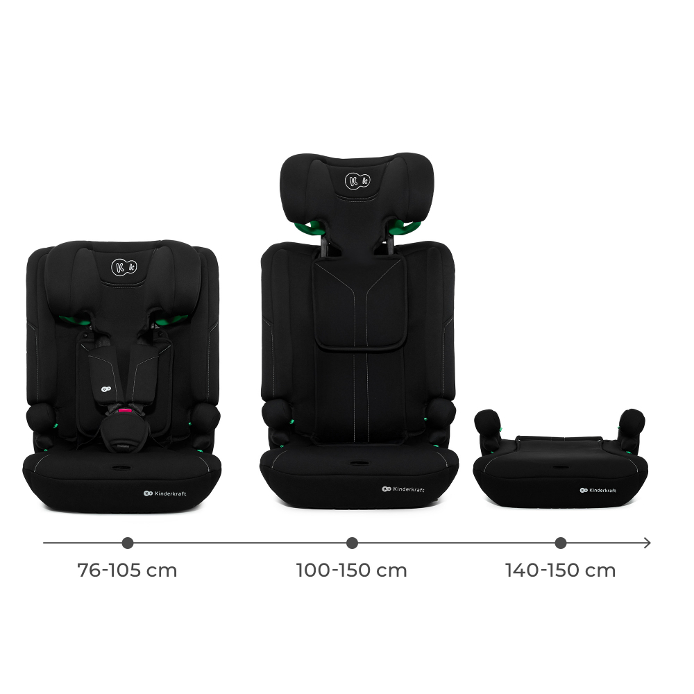 Scaun auto Kinderkraft Comfy Black I-Size - imagine 4
