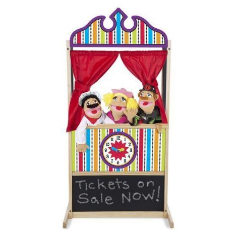 Teatru Papusi Deluxe Melissa & Doug - imagine 4
