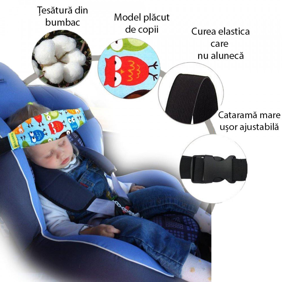 Suport Cap Scaun Auto Elefant Drool - imagine 2