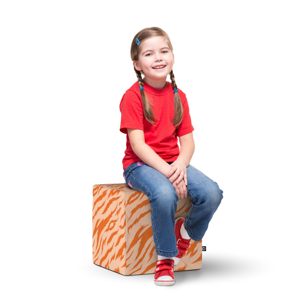 Taburet Updeco Tigre Orange | Confort și Design