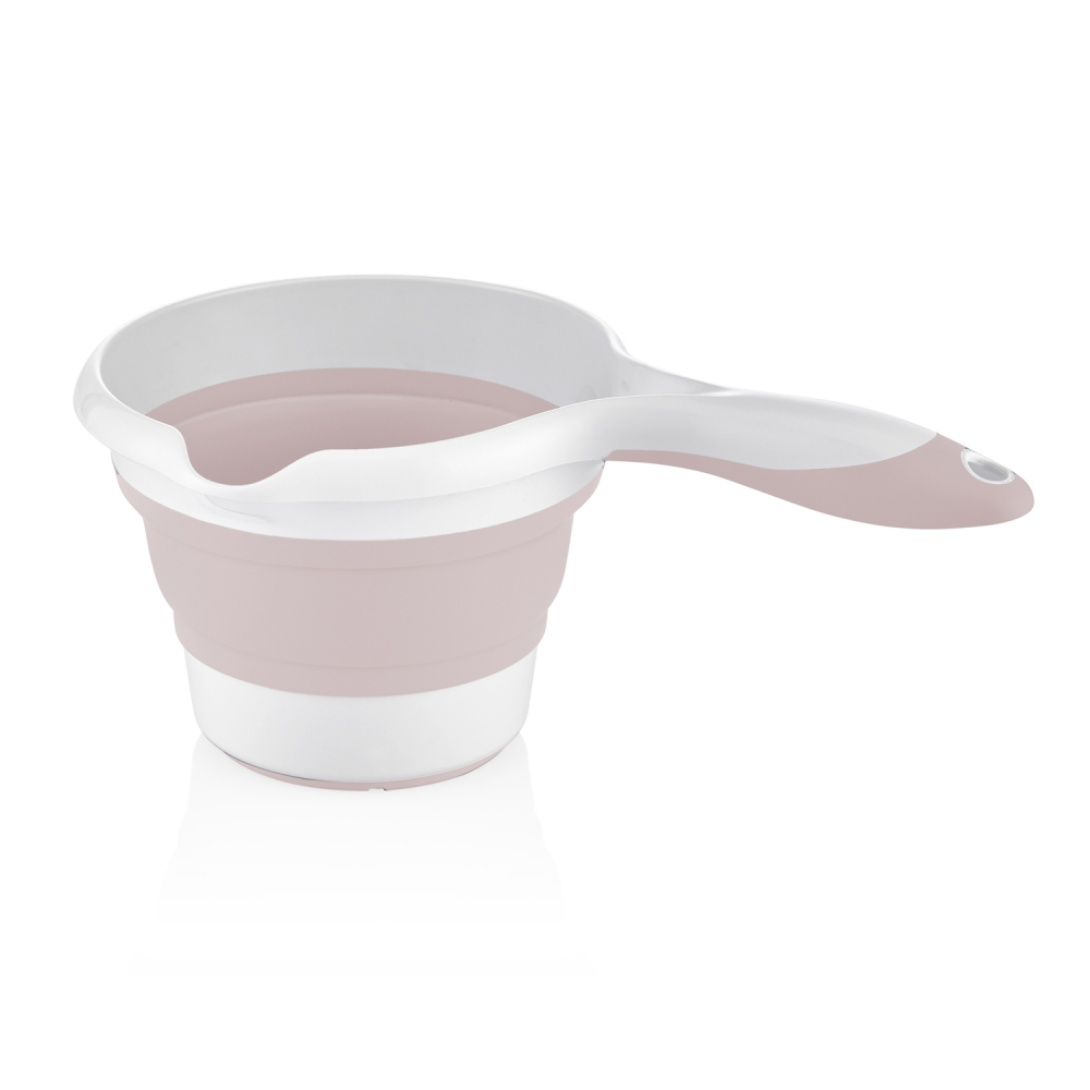 Set Baie 5 Piese Babyjem Pink cu Cadită Pliabilă - imagine 2