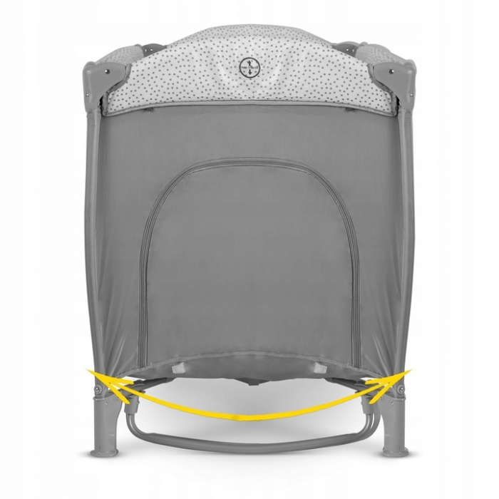 Patut pliabil Ricokids RK-242 Gri, cu Masa de Infasat - imagine 3