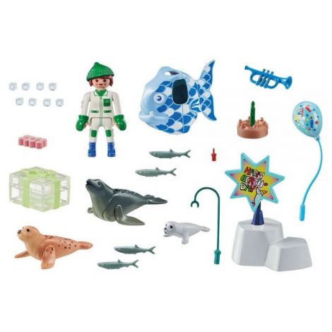 Playmobil Hranirea Animalelor - Joc Educativ - imagine 4