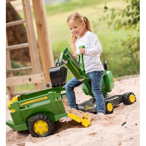 Excavator John Deere Rolly Toys | Jucarie Educativa - imagine 2