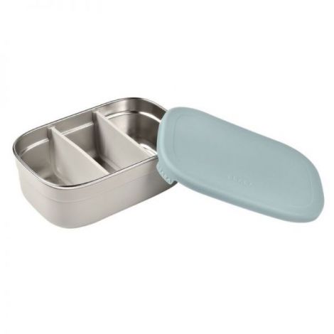 Caserola Inox Beaba Baltic Blue - Prânz Sănătos - imagine 2