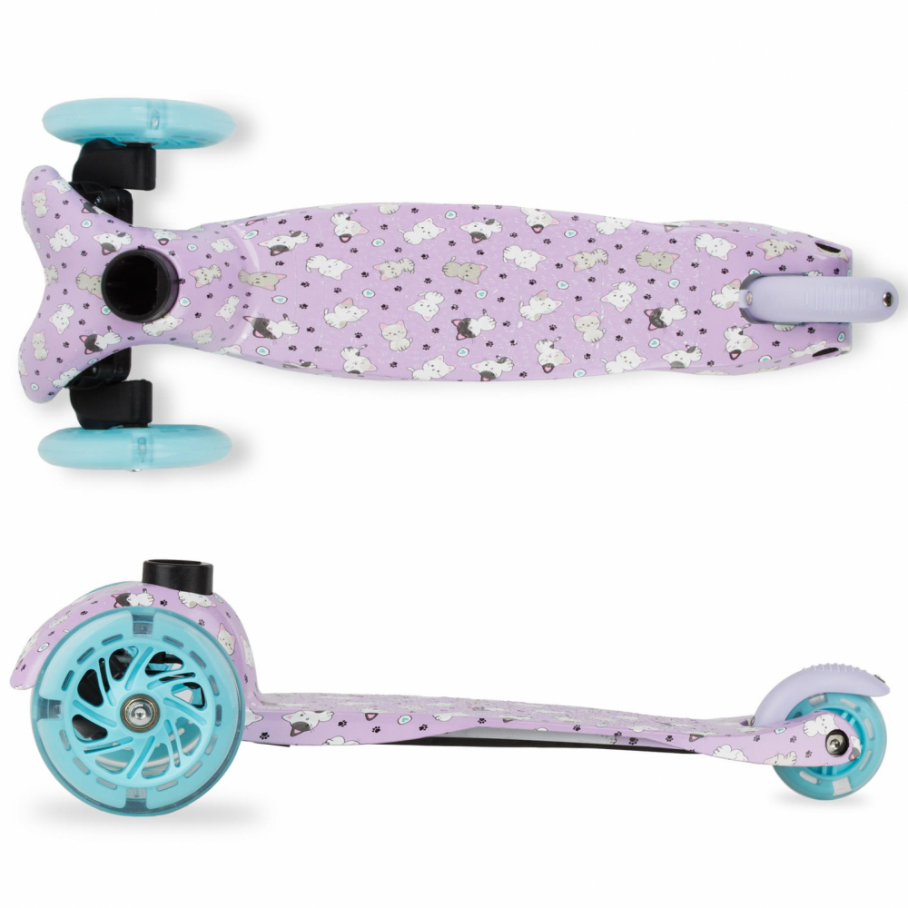 Trotineta Kidwell Uno Kitty Roti Luminoase - imagine 6