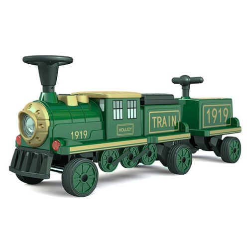 Trenulet Electric Hollicy SX1919 Verde, 3 Locuri