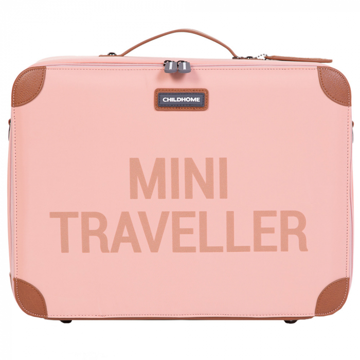 Valiza Childhome Mini Traveller Roz - Resigilat