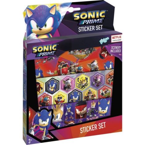 Set Abtibilduri Sonic Prime Totum - Creativitate si Fun