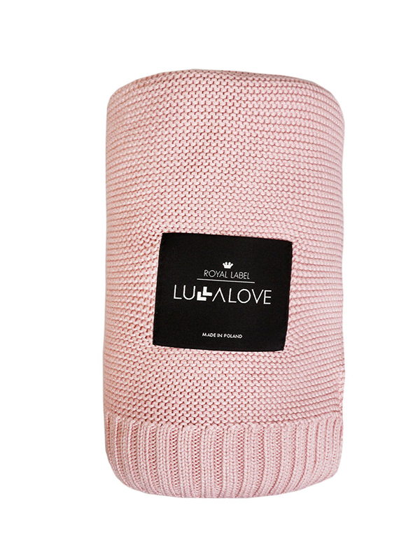 Paturica Lullalove Bambus Roz Pudrat 100x120 cm - imagine 3