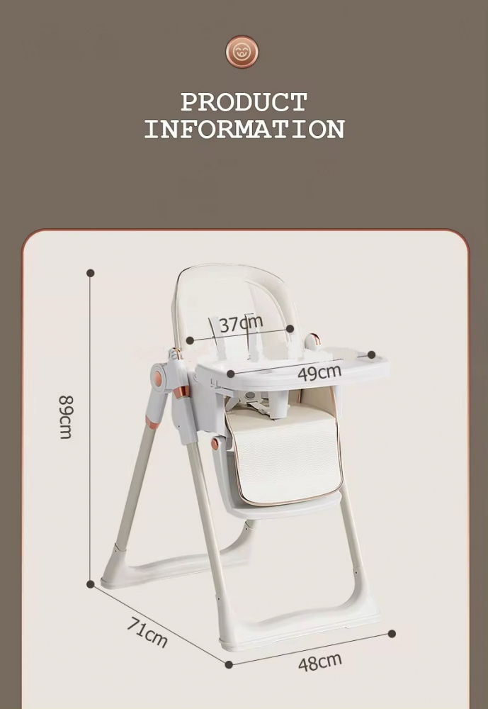 Scaun Little Mom 3 în 1 Pliabil - Copil Tău - imagine 3