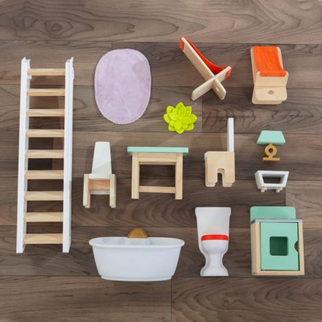 Casuta din lemn pentru papusi Marlow Kidkraft - imagine 5
