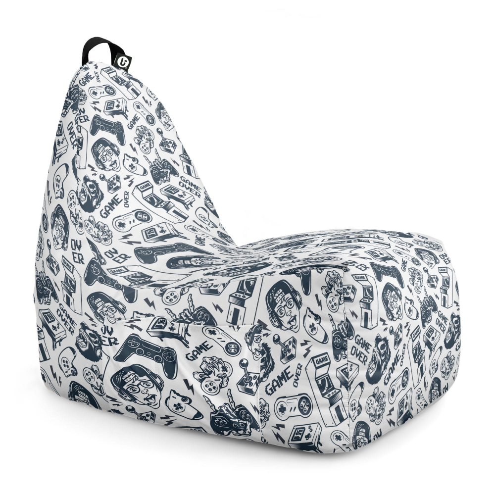 Fotoliu Puf Chill XL Game Over Updeco - imagine 6