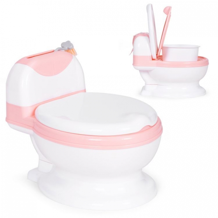 Olita Ecotoys Roz - Invatare Ușoara Toaleta