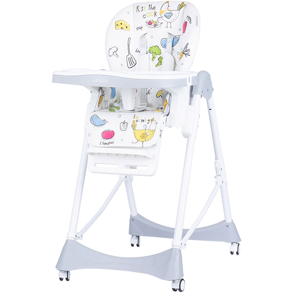 Scaun de masă Chipolino Bambino Glacier, Piele Ecologică - imagine 7