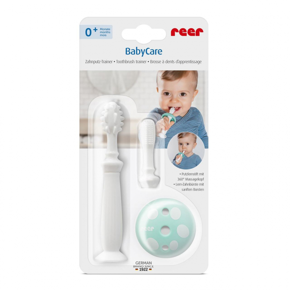 Set Periuțe Silicon BabyCare REER, Antrenament Dentiție - imagine 8