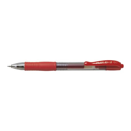 Roller Pilot G-2 0.7mm Rosu - Ergonomic & ECO