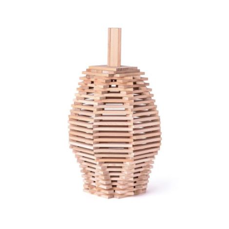 Caramizi Lemn 200buc Woodyland | Dezvoltare Creativitate - imagine 2