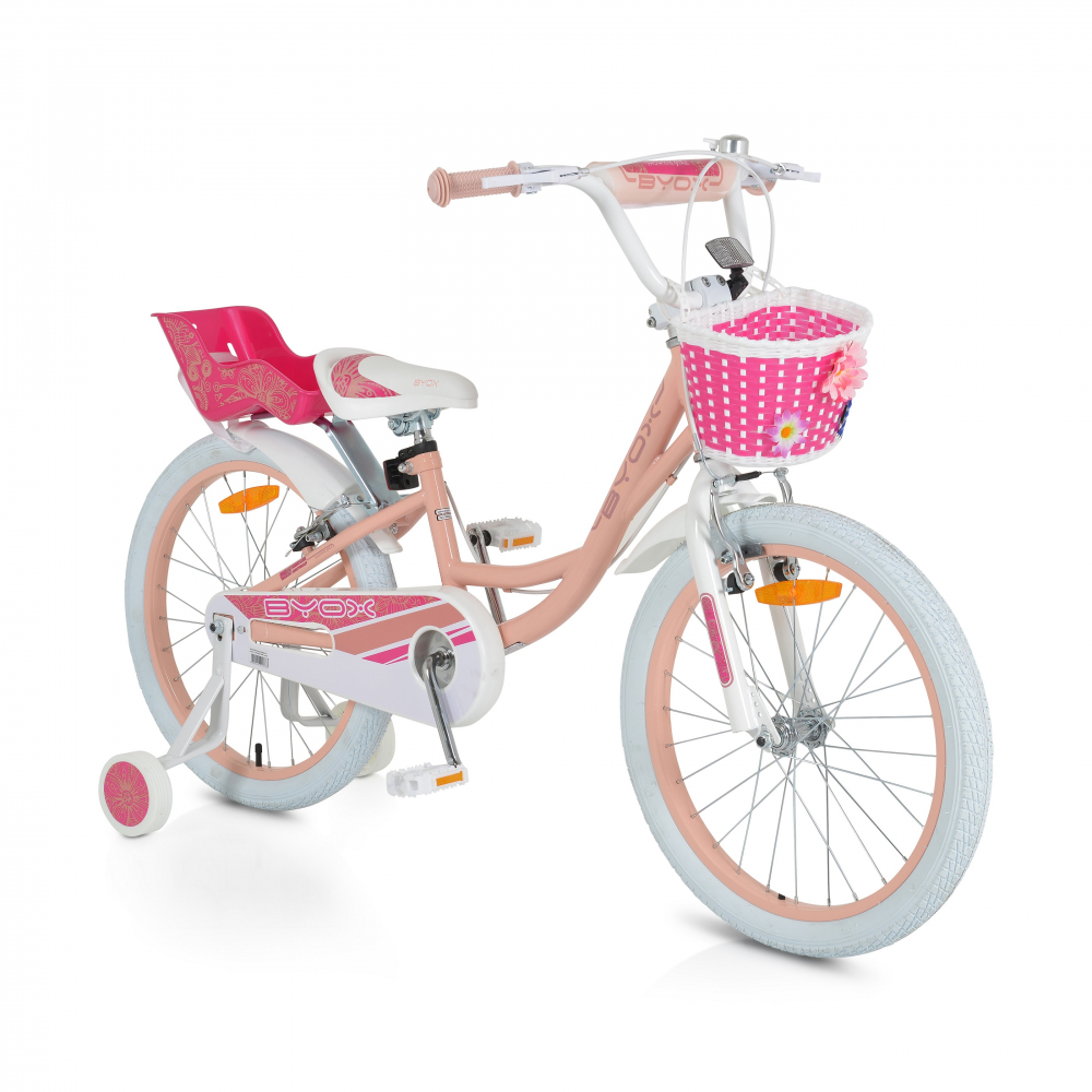 Bicicleta Byox Fashion Girl 20" Coral - imagine 3