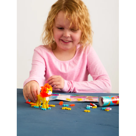 Plus-Plus Leu 100 piese - Jucărie STEM educativă - imagine 3