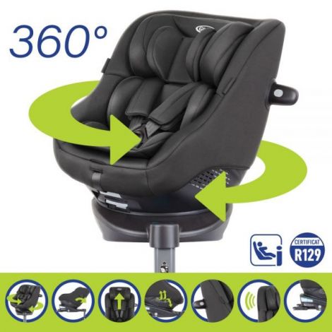 Scaun auto Graco 360° i-Size Turn2Me Heather - imagine 9