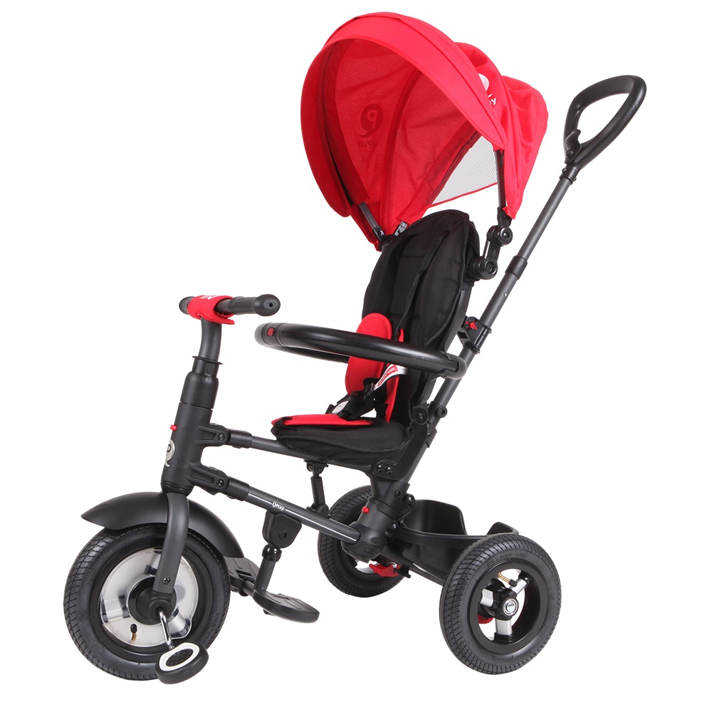 Tricicleta Qplay Rito Rosu - Pliabila cu Roti Cauciuc - imagine 3