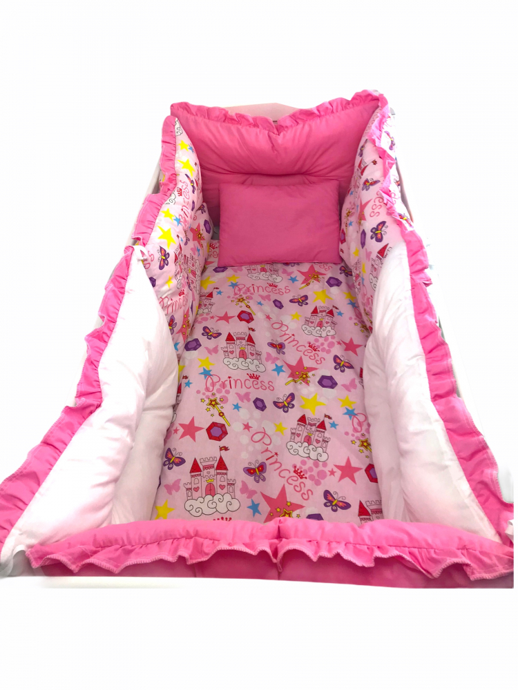 Lenjerie Patut 120x60 Castelul Printesei Deseda