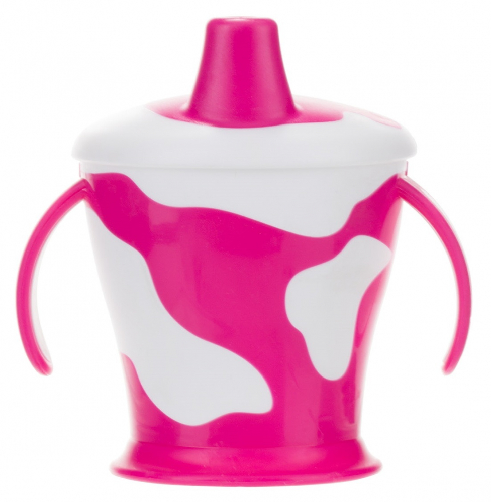 Set Canea 250ml + Lingurita Canpol Babies Roz