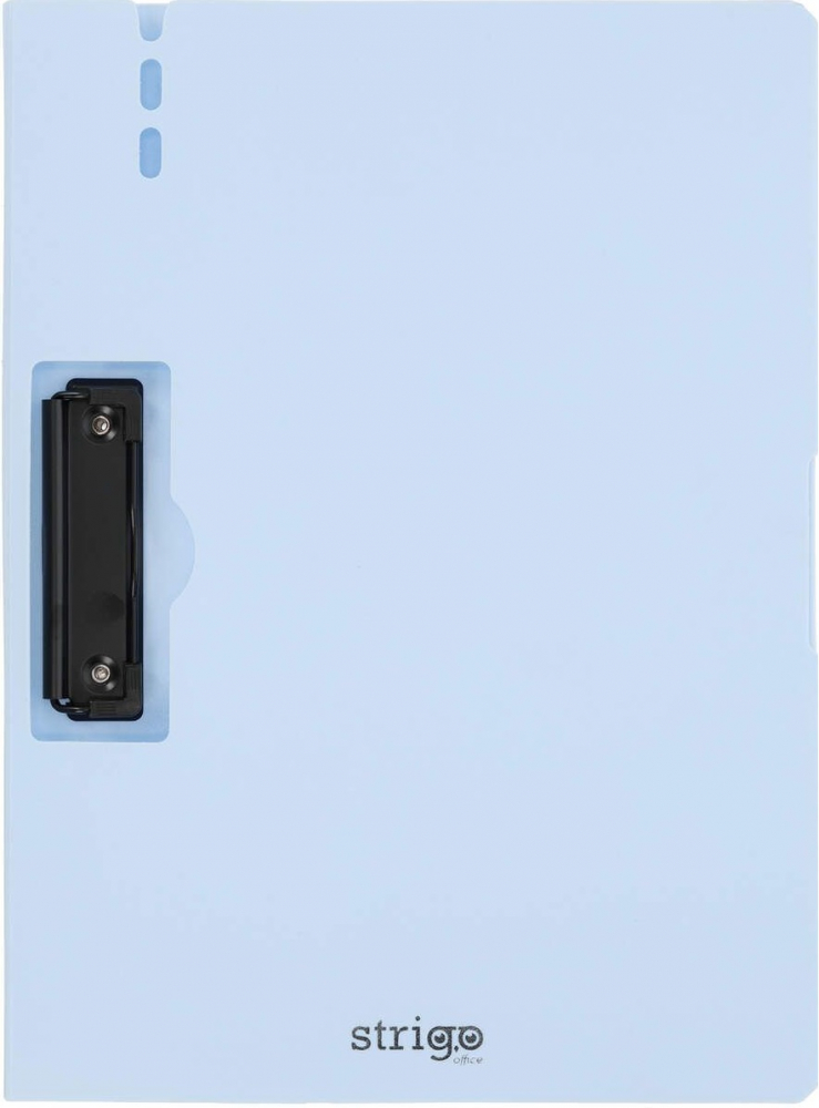 Clipboard Strigo A4 Vertical Albastru cu Suport Stilou