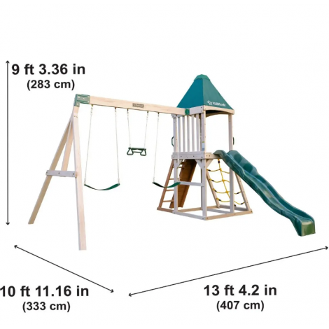 Complex Joacă Cedar Summit cu 3 Leagane - KidKraft - imagine 7