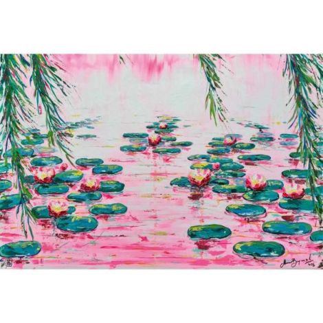 Puzzle 4000 piese Nuferi Roz - Ravensburger - imagine 3