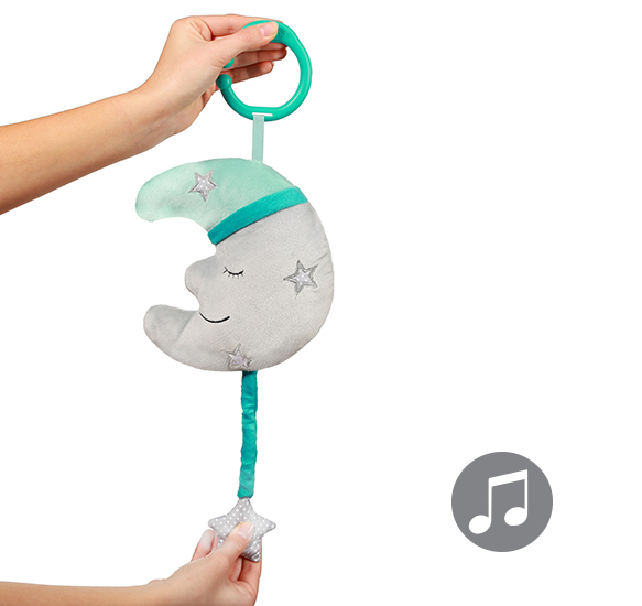 Jucărie Muzicală Agățat Babyono Luna, Scandinavă - imagine 2