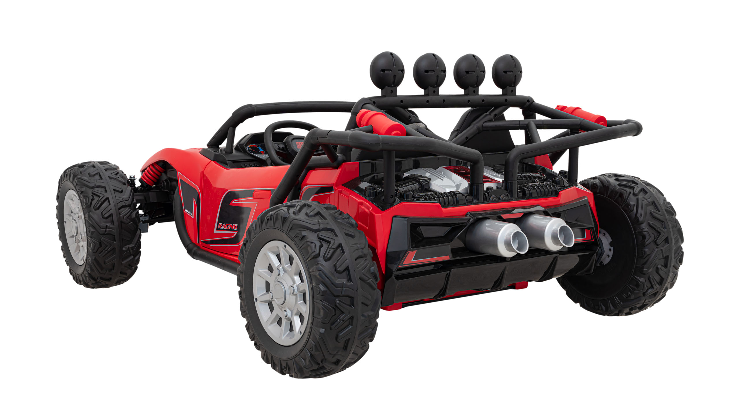 UTV Electric 2 Copii 24V Racing Rosu | Utv-buggy 4x4 - imagine 10