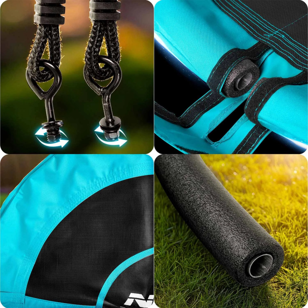 Leagan Cuib Neo-Sport 100cm Turquoise - Relaxare - imagine 6