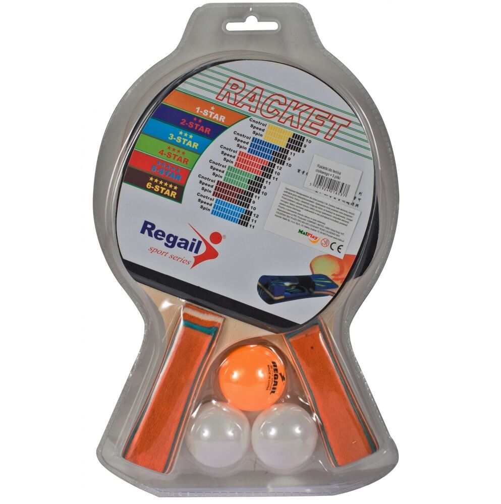 Set 2 Palete Ping-Pong Malplay cu 3 Mingi - imagine 2