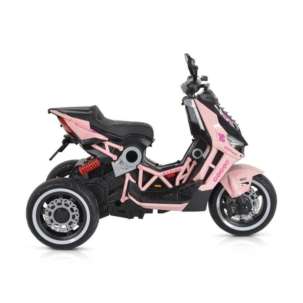 Motocicleta Moni Napoli Pink 70W - Electrică pentru Copii - imagine 2